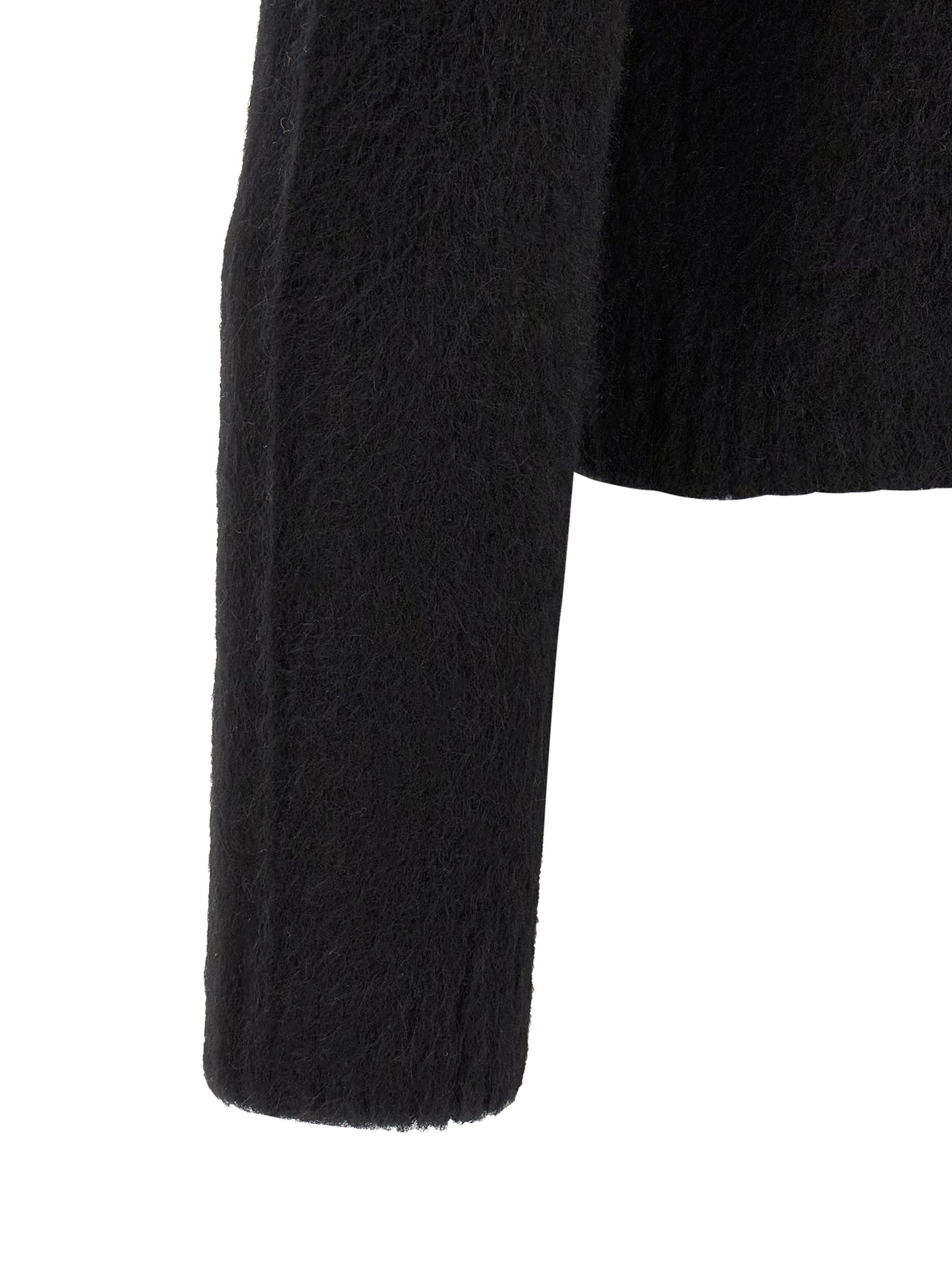 Dries Van Noten Black Wool Cardigan