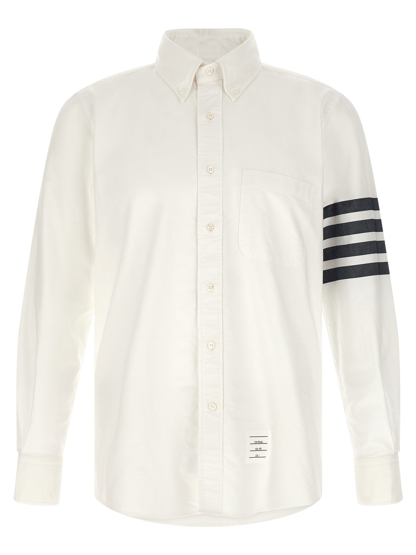 Thom Browne White Cotton Blouse