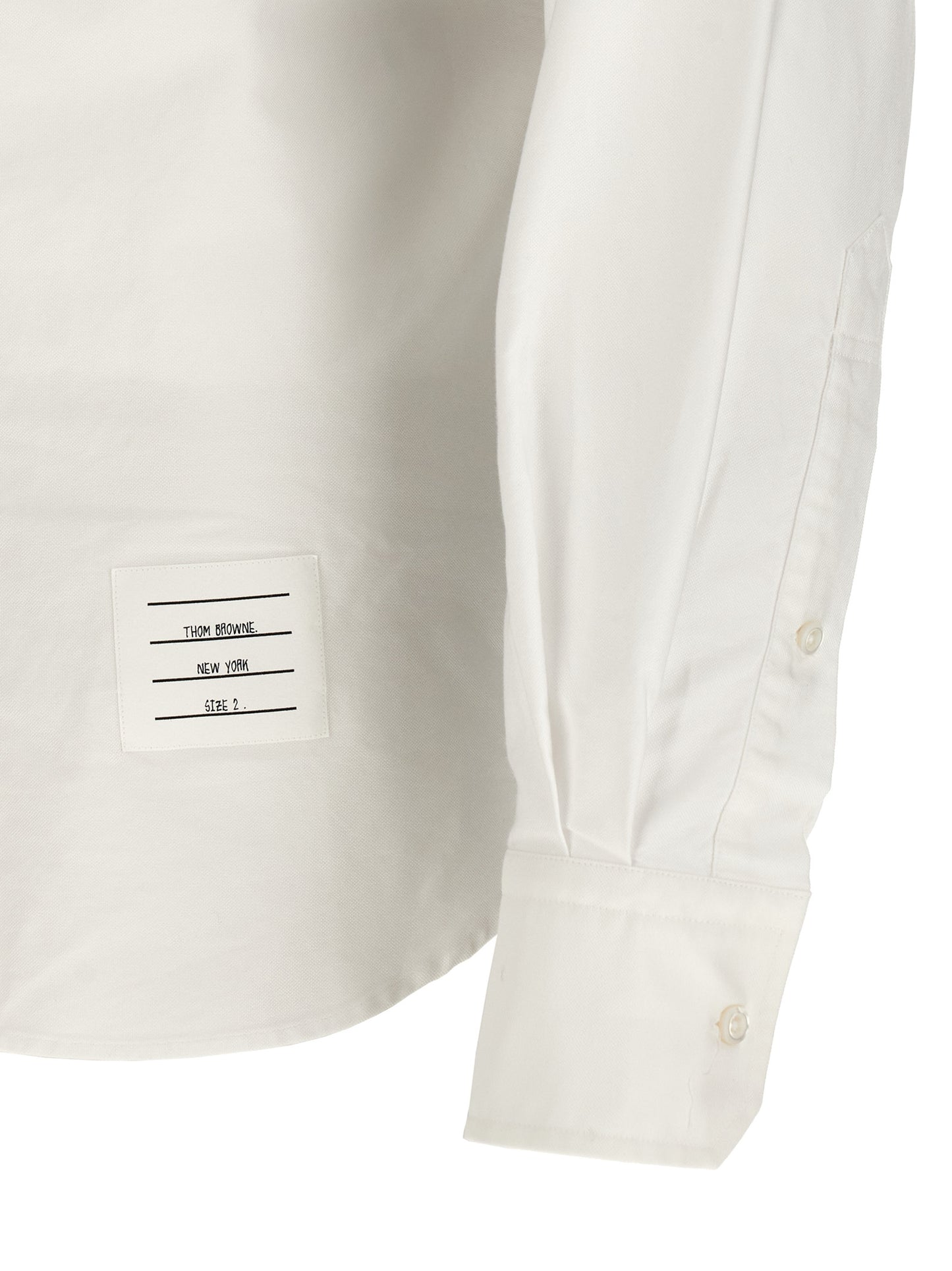 Thom Browne White Cotton Blouse