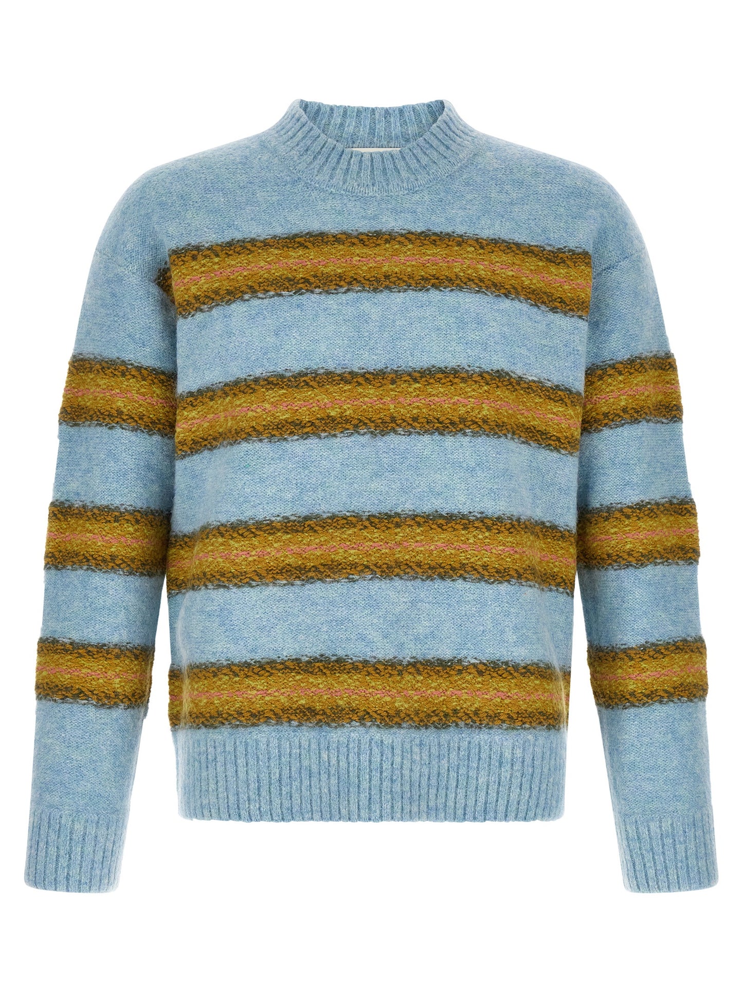 Dries Van Noten Blue Wool Cardigan
