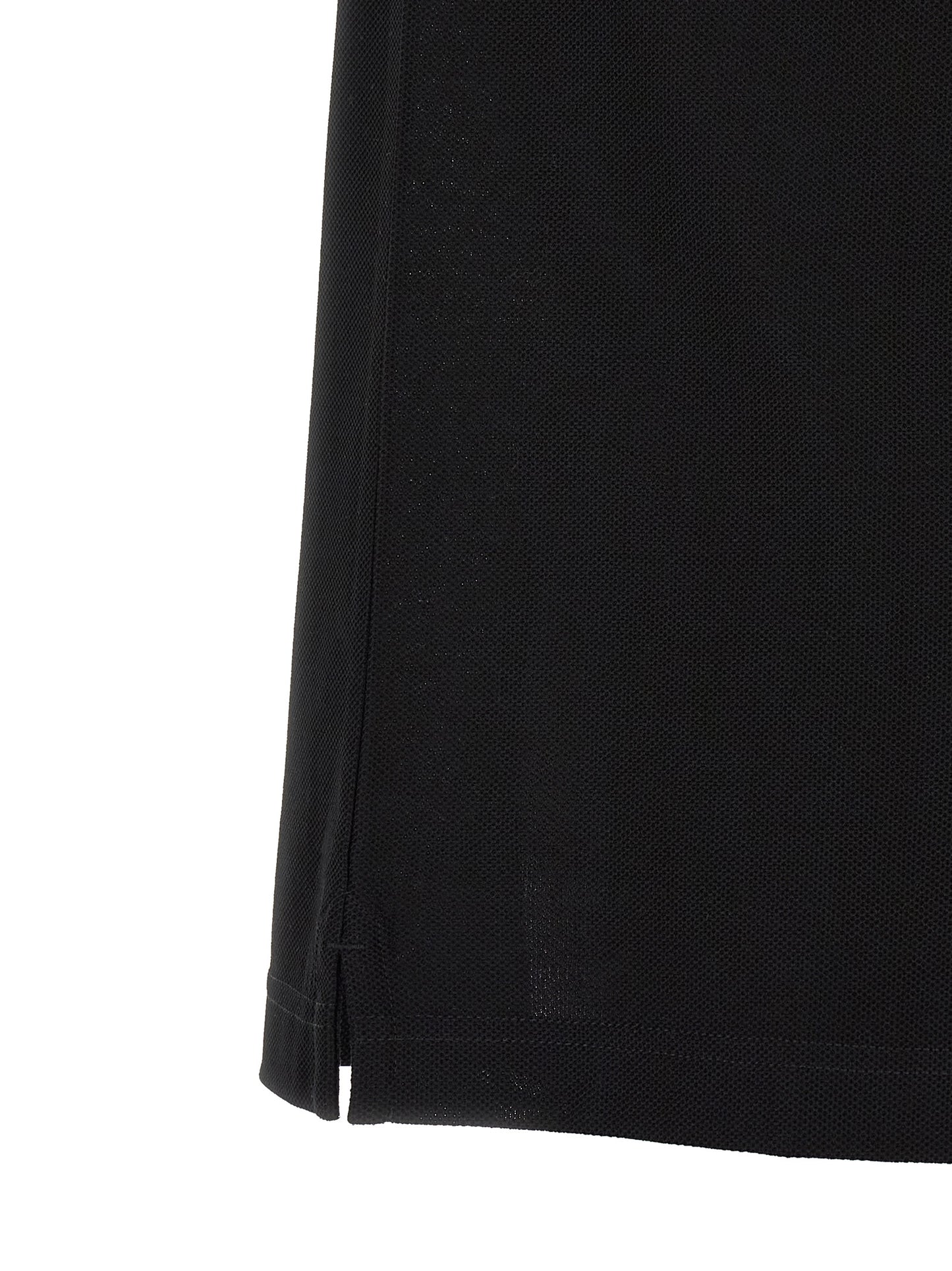 Burberry Black Cotton Polo Shirt