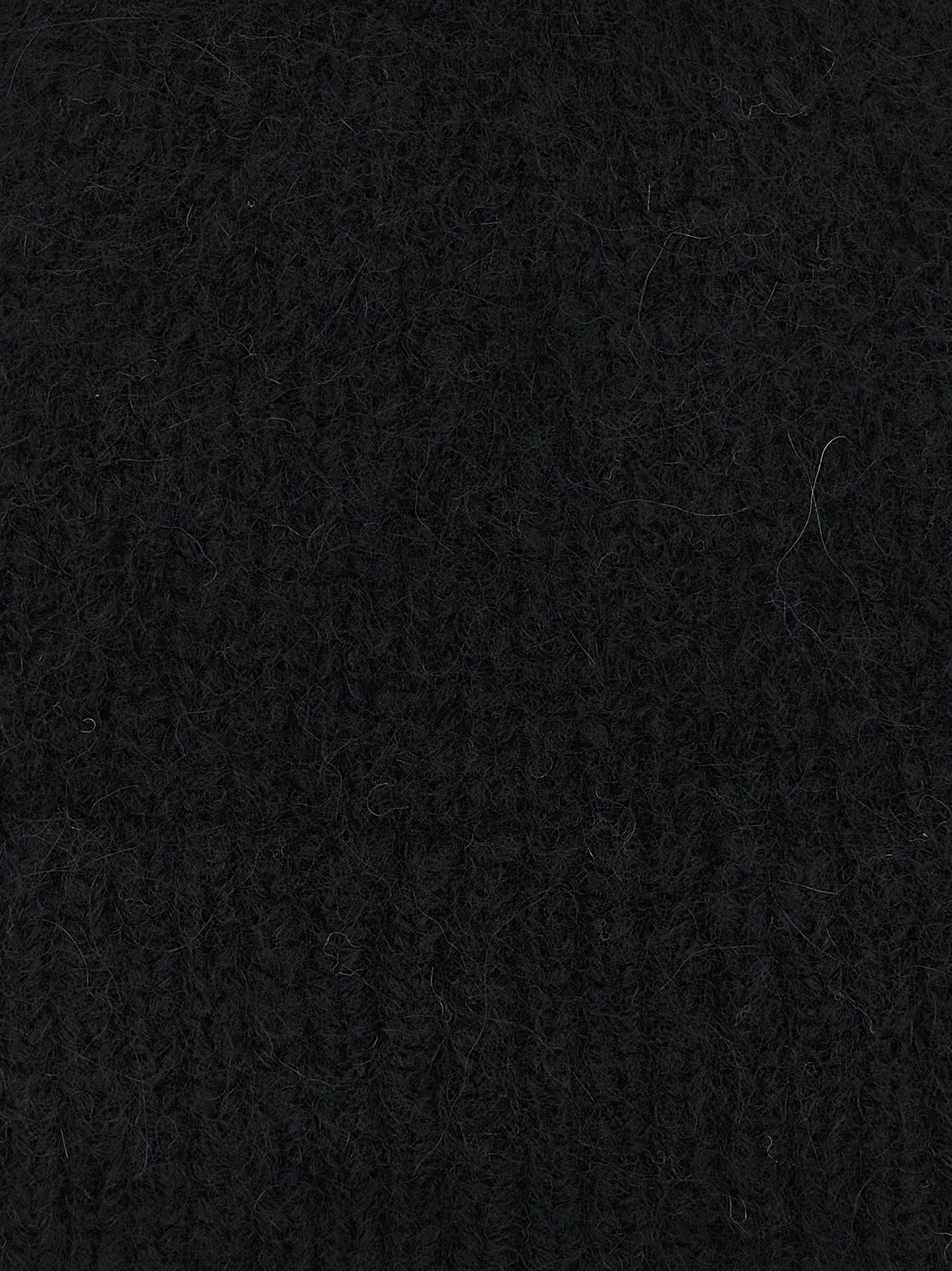 Dries Van Noten Black Wool Beanie