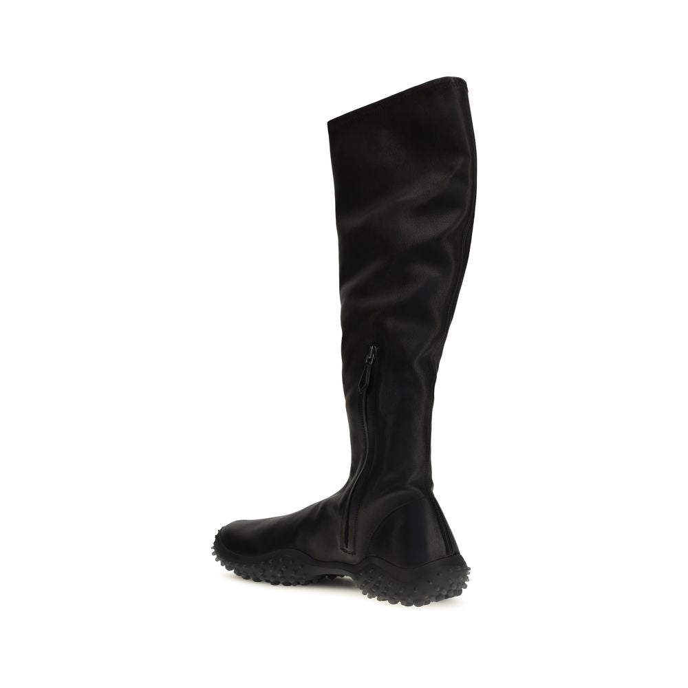 Miu Miu Black Lamb Ovis Aries Ankle Boots