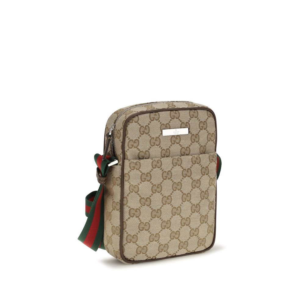 Gucci Beige Fabric Shoulder Bag