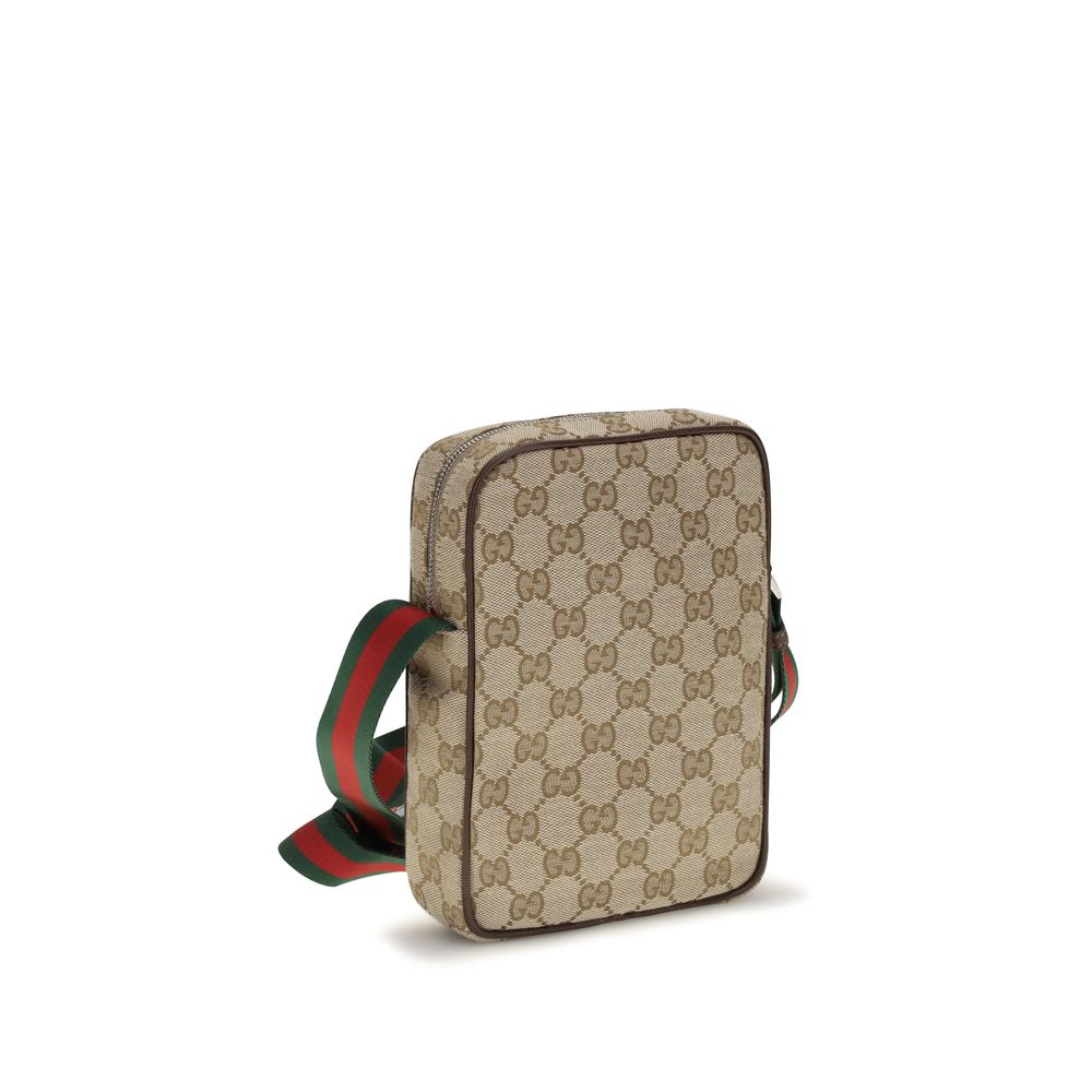 Gucci Beige Fabric Shoulder Bag