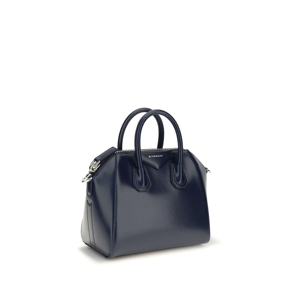 Givenchy Blue Calf Leather Bos Taurus Handbag