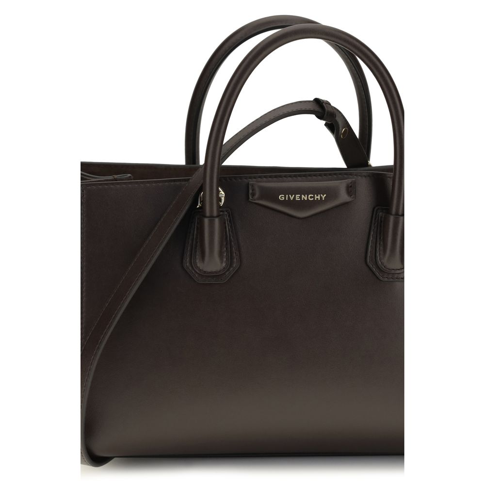 Givenchy Brown Calf Leather Bos Taurus Shoulder Bag