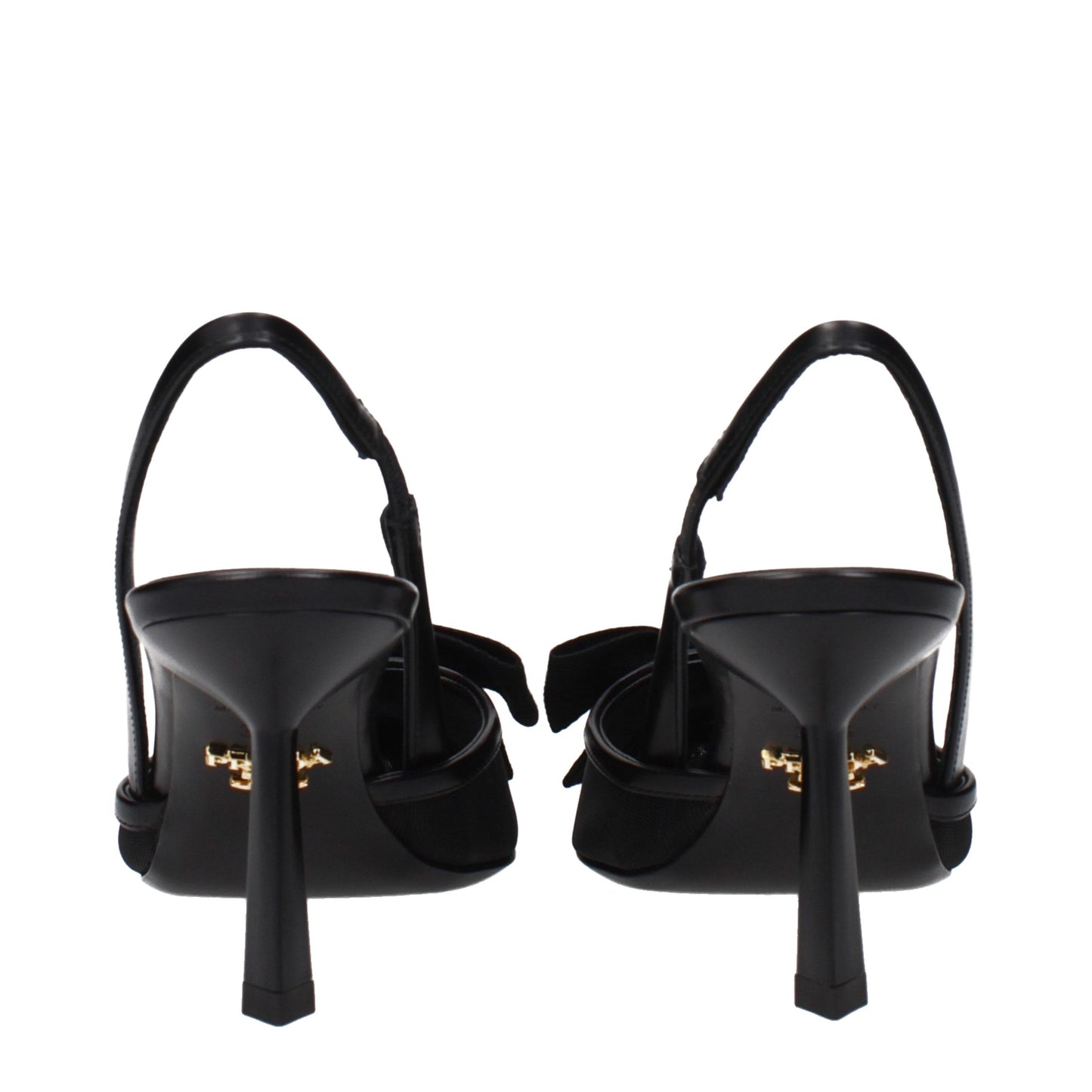 Prada Black Fibres High Heel Pumps