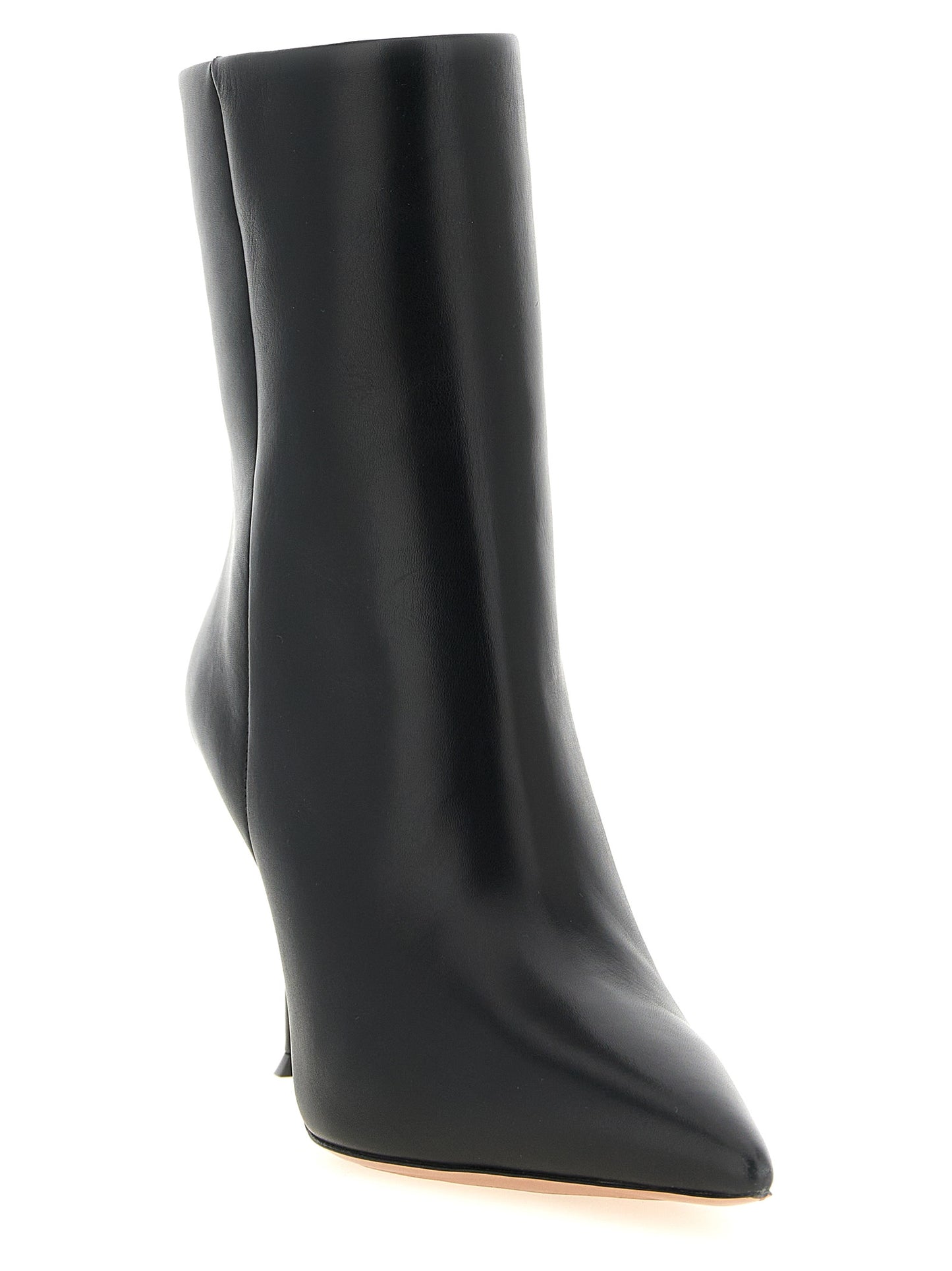 Aquazzura Black Calfskin Ankle Boots