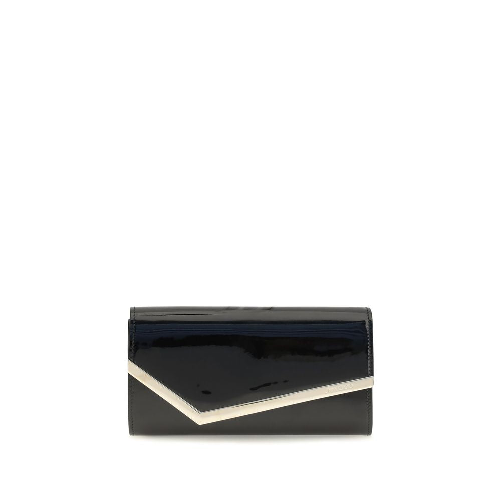 Jimmy Choo Black Calf Leather Bos Taurus Wallet