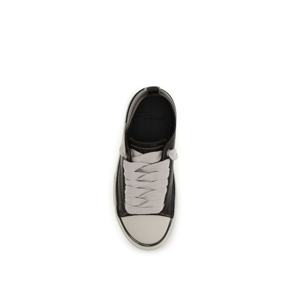 Represent Brown Calf Leather Bos Taurus Chunky Sneakers