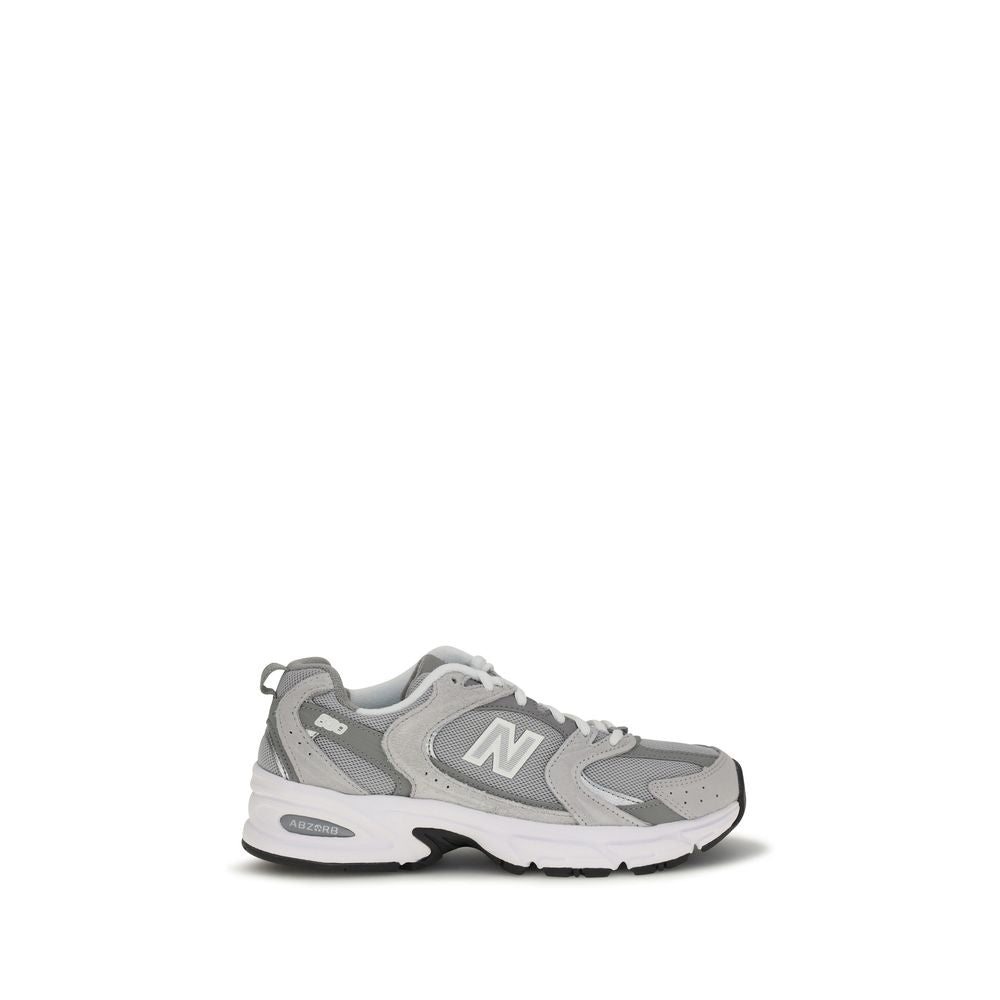 New Balance Gray Polyamide Athletic Sneakers