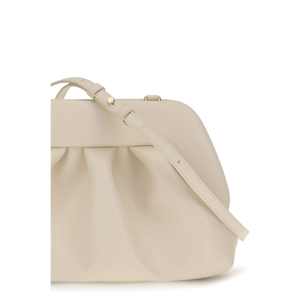 THEMOIRè Beige Polyethylene Clutch Bag