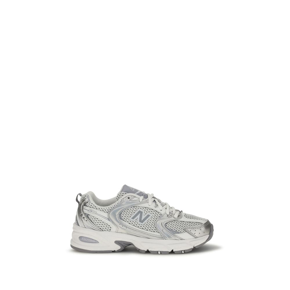 New Balance White Polyamide Athletic Sneakers