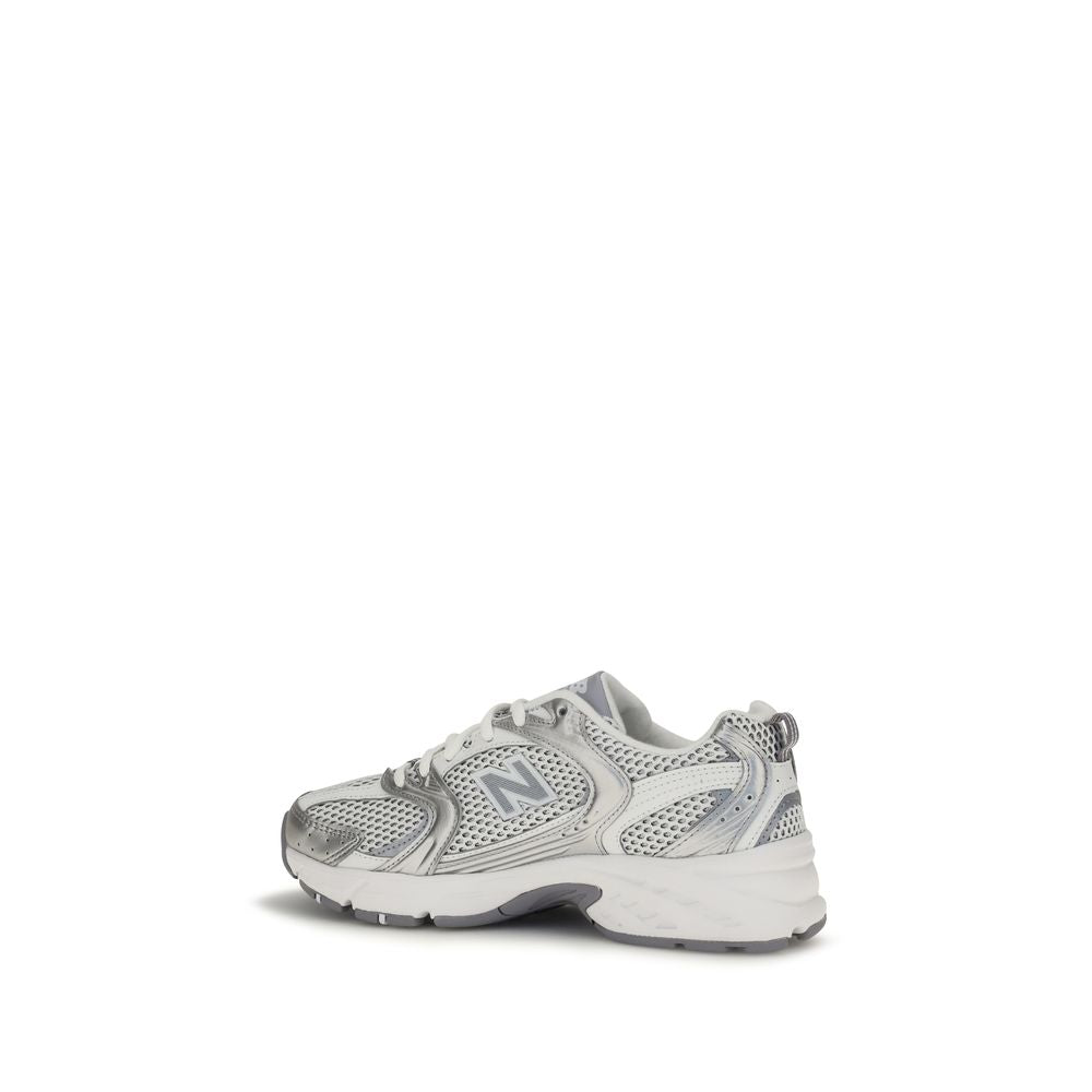 New Balance White Polyamide Athletic Sneakers
