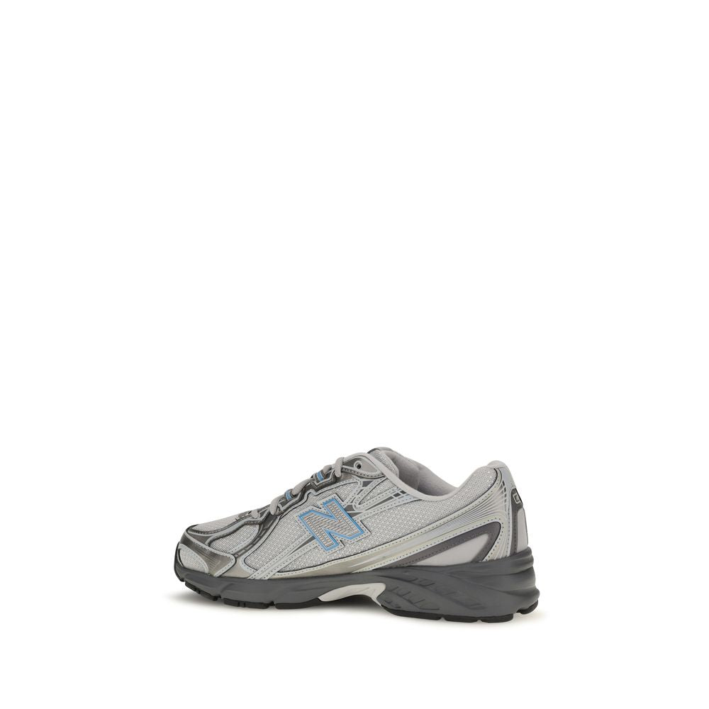 New Balance Gray Fabric Athletic Sneakers