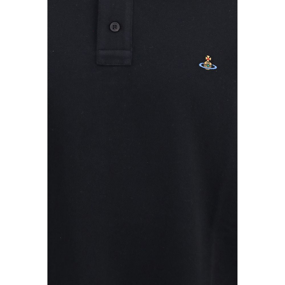 Vivienne Westwood Black Cotton Polo Shirt