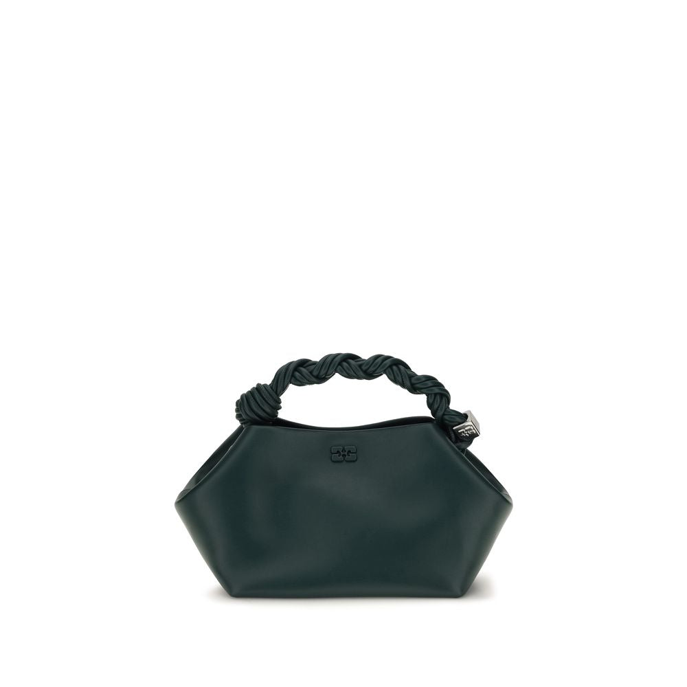 Ganni Bicolor Recycled Leather Shoulder Bag