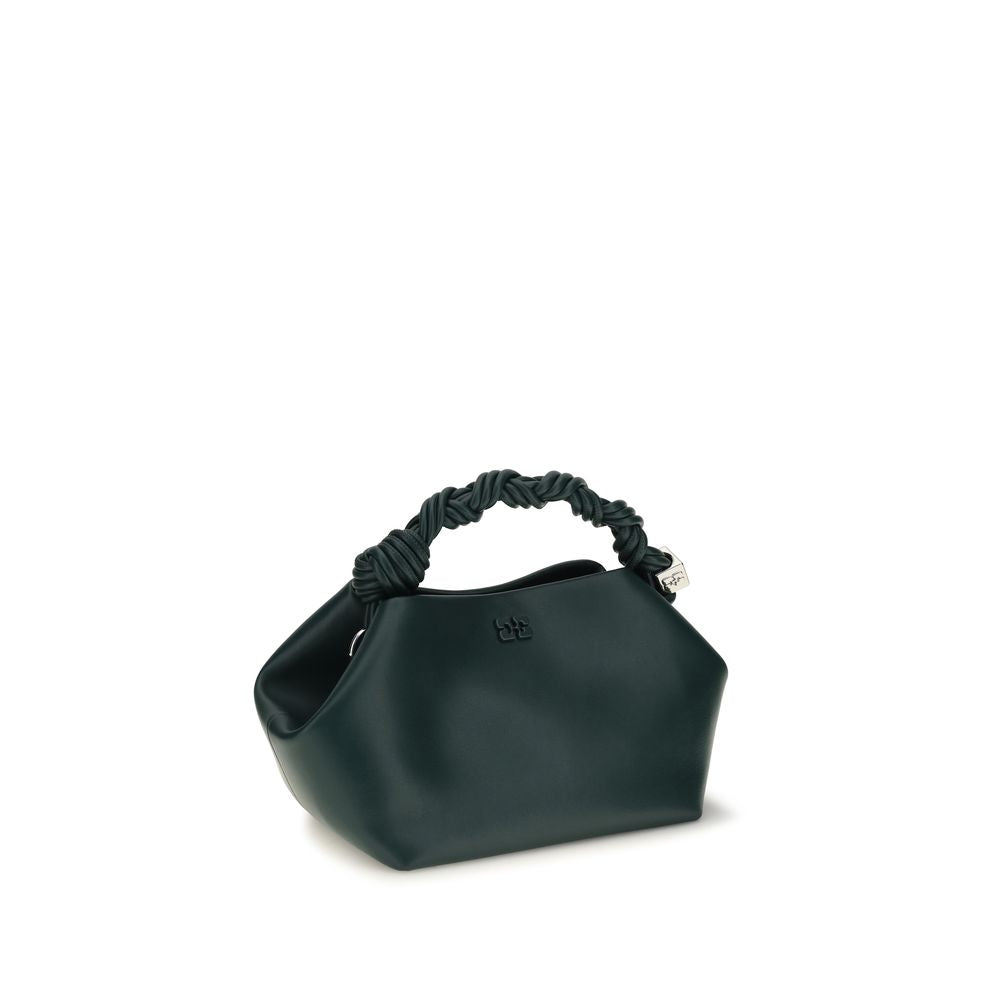 Ganni Bicolor Recycled Leather Shoulder Bag