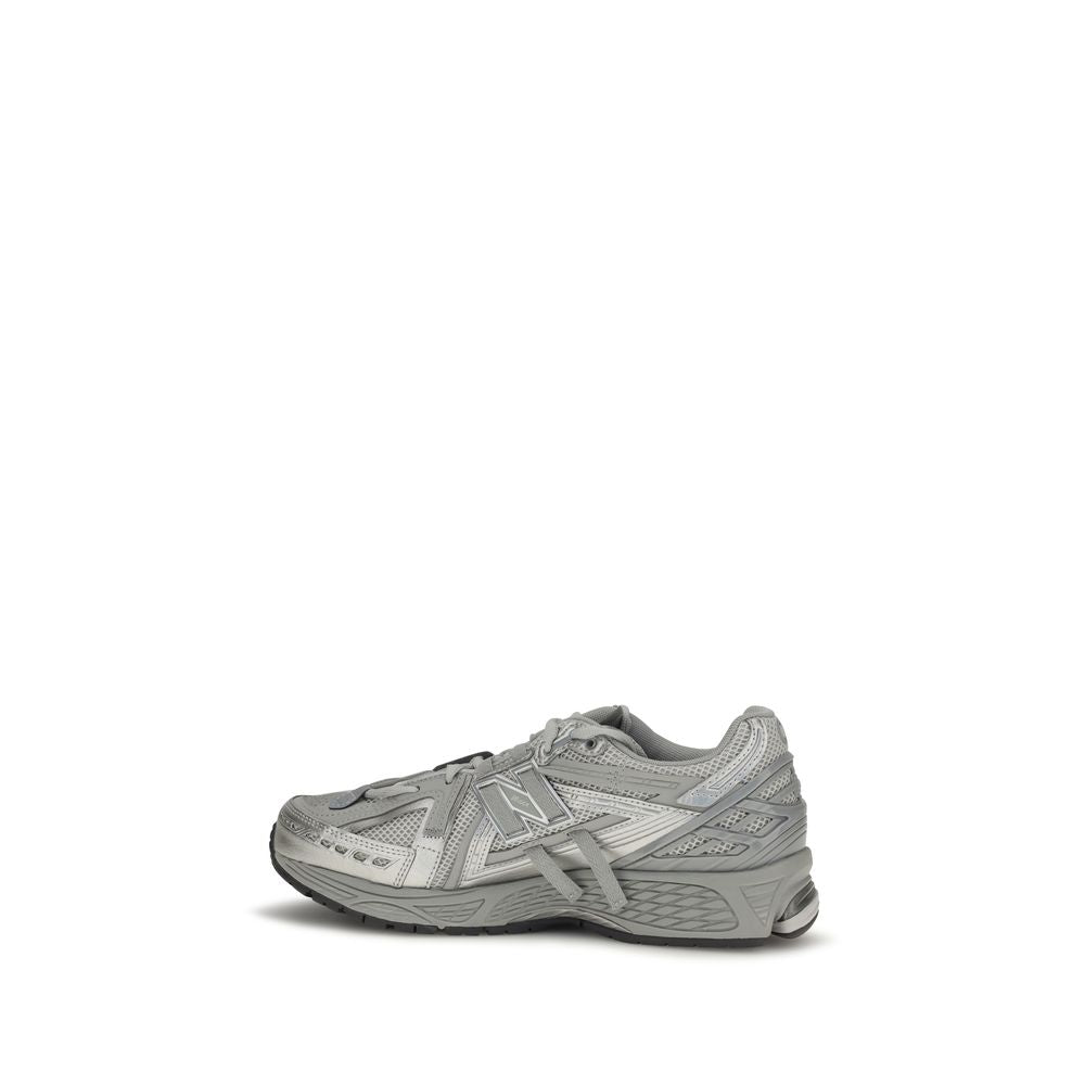 New Balance Gray Fabric Athletic Sneakers