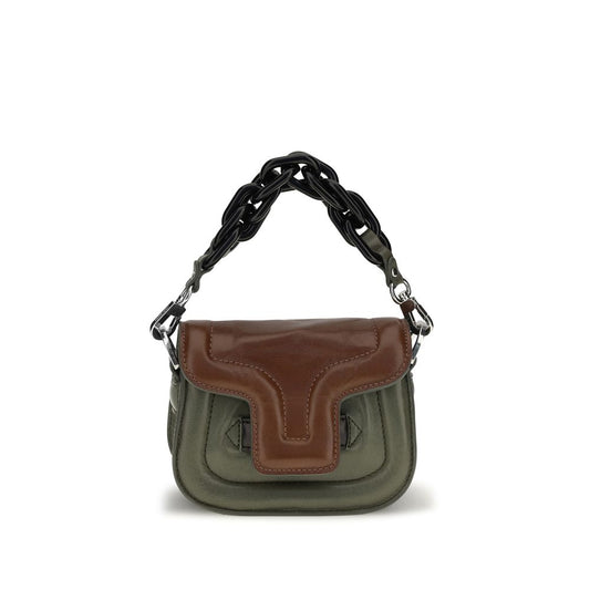 Pierre Hardy Brown Calf Leather Bos Taurus Handbag