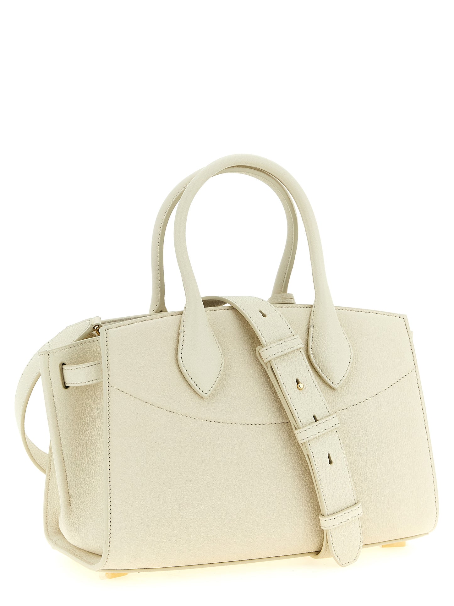 Ferragamo White Calfskin Handbag