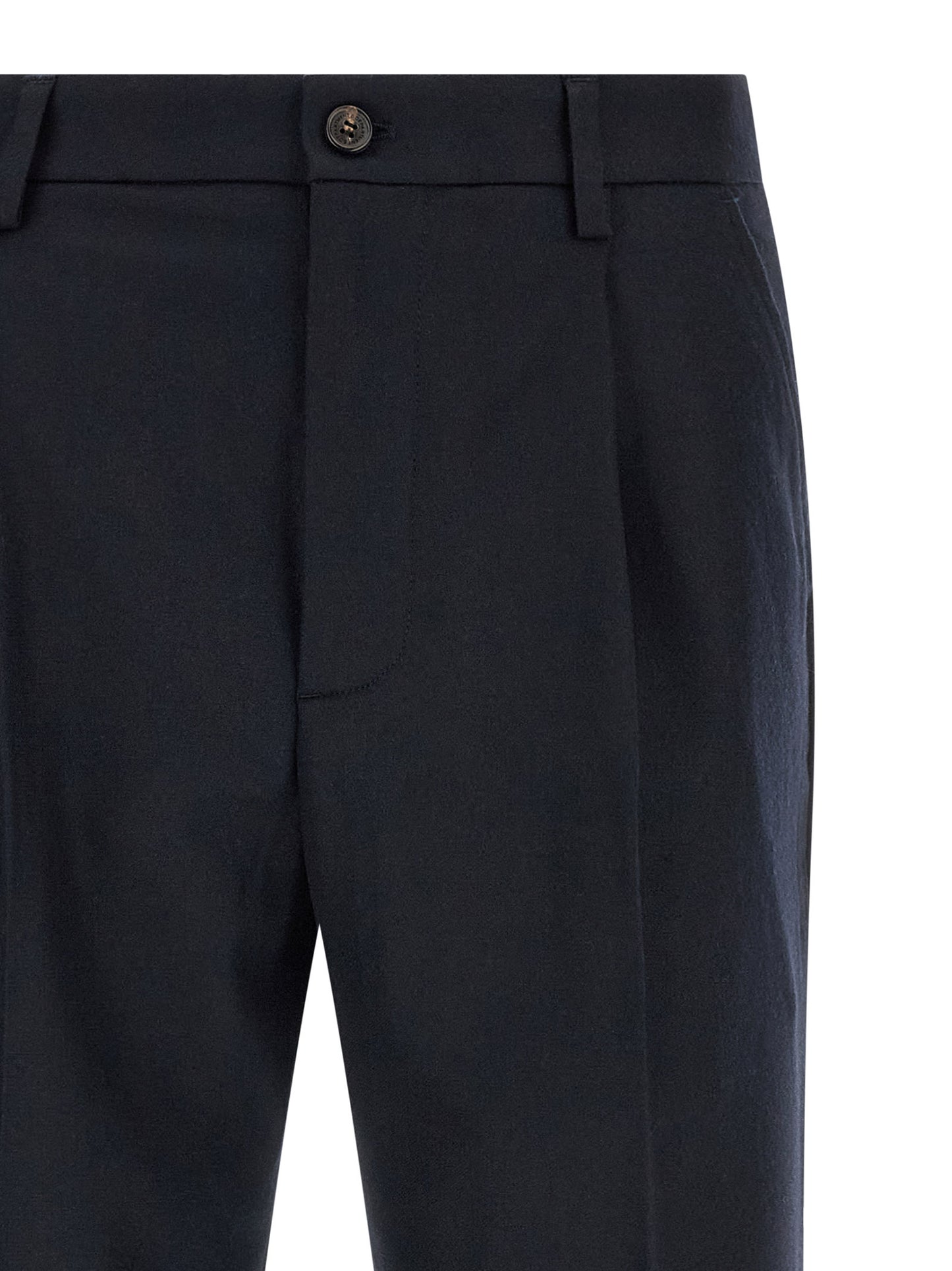 Department 5 Blue Wool Casual Pants