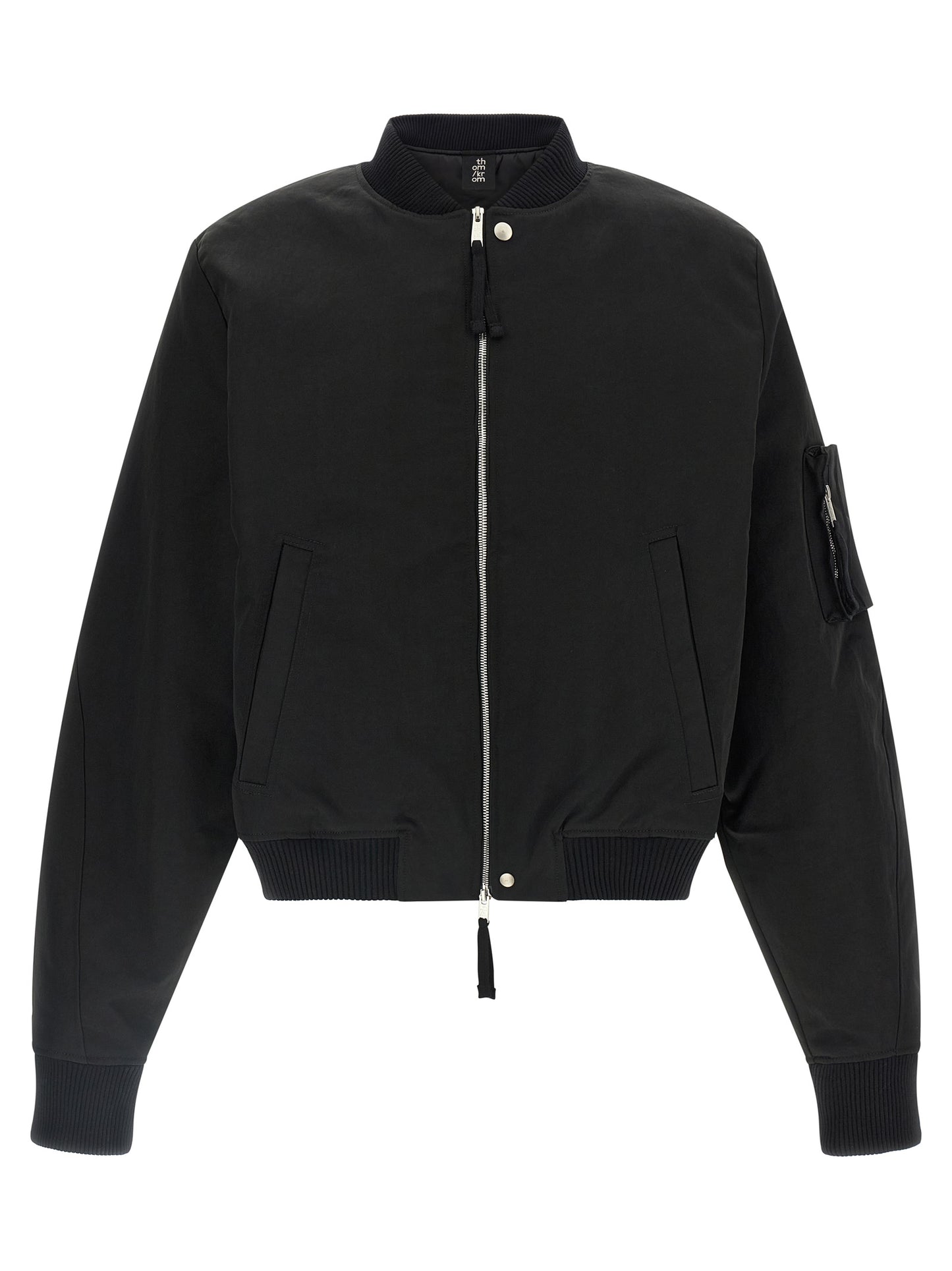 Thom Krom Black Recycled Polyamide Bomber