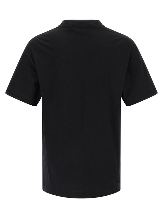 Palm Angels Black Cotton T-Shirt
