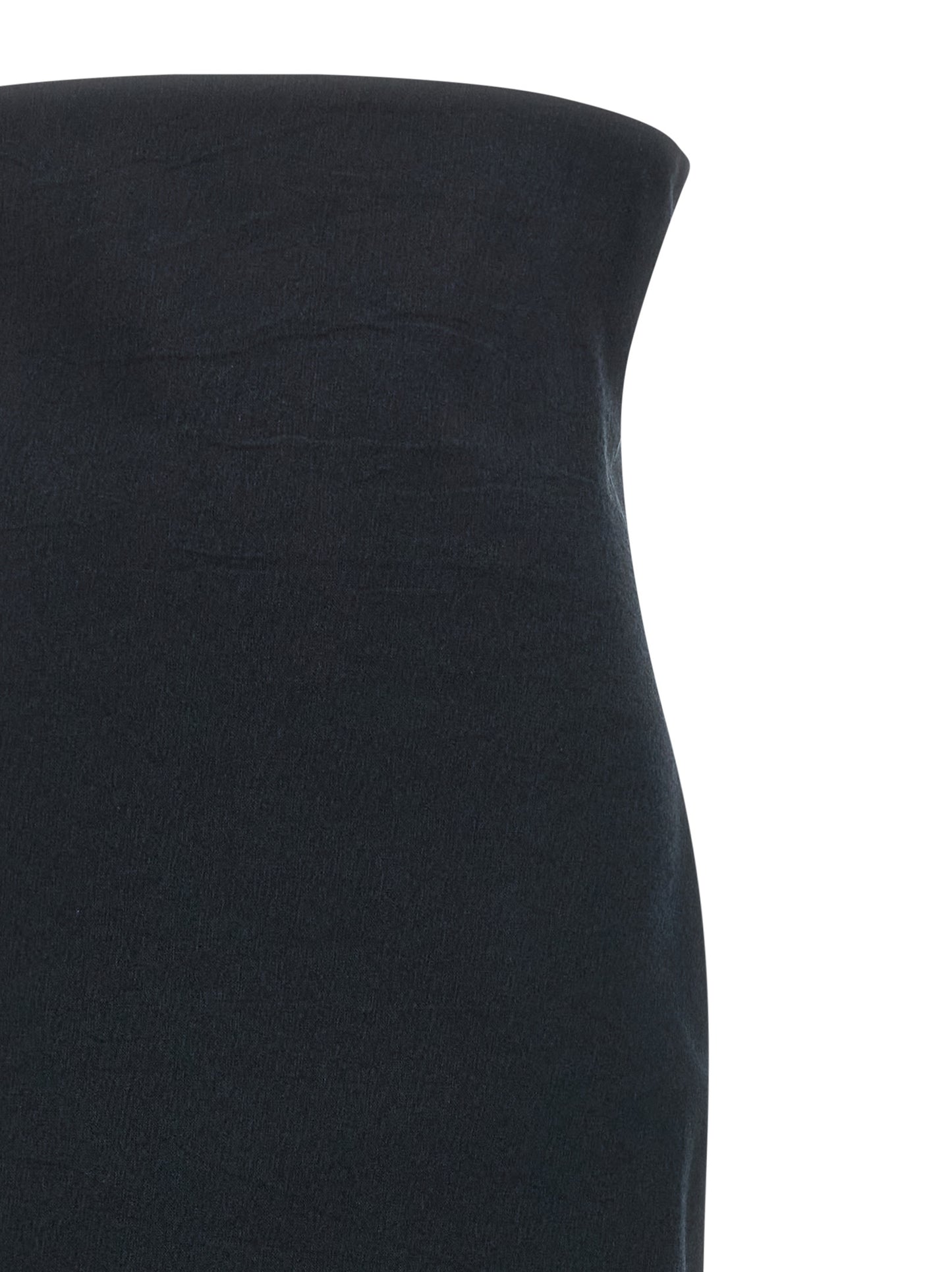 Issey Miyake Black Paper Mini Skirt