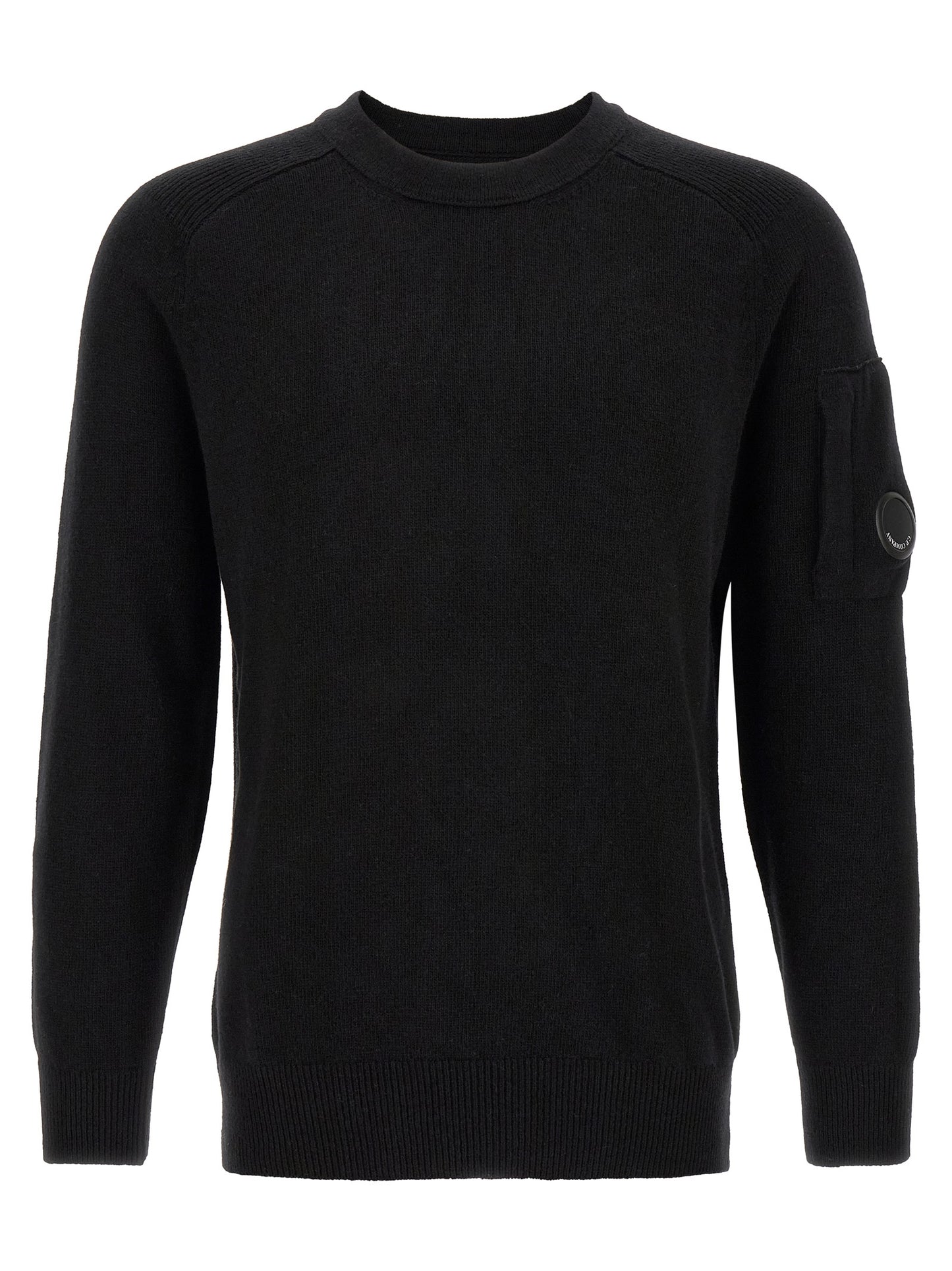 C.P. Company Black Wool Cardigan