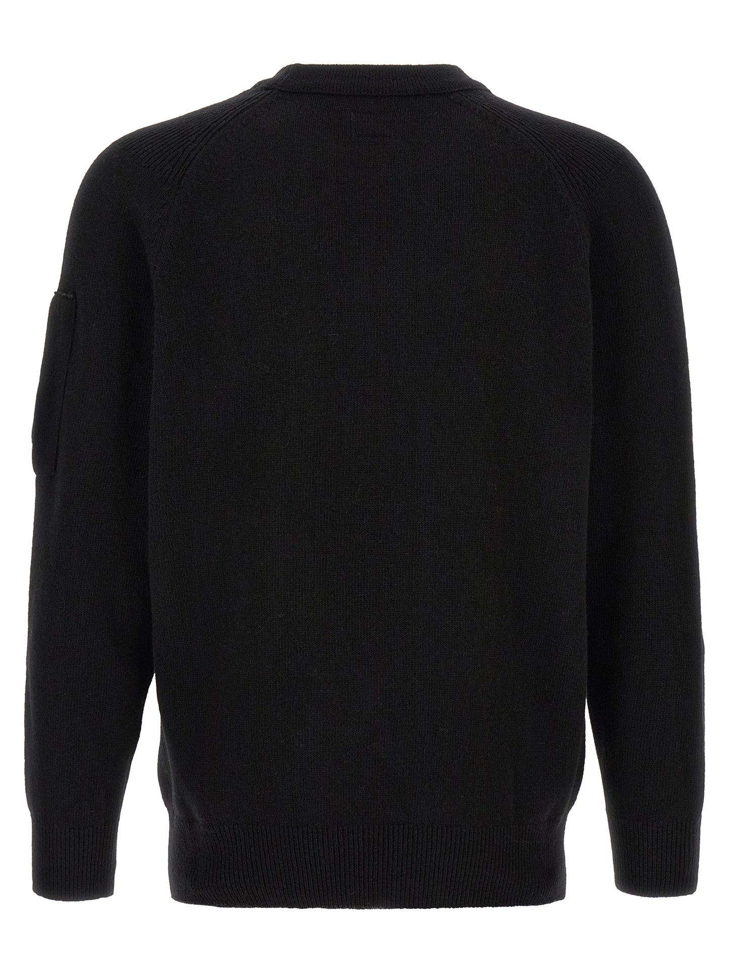 C.P. Company Black Wool Cardigan