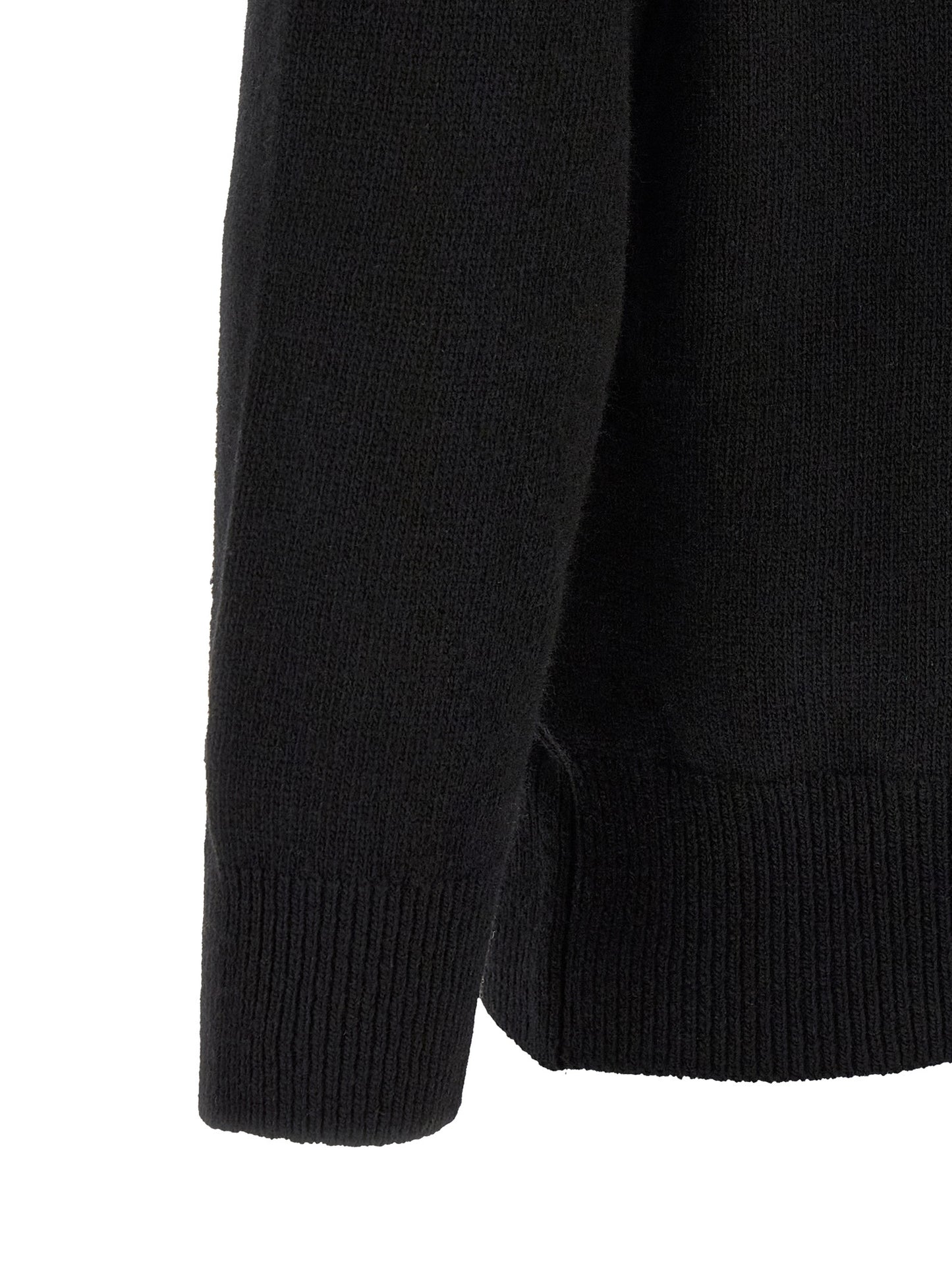 C.P. Company Black Wool Cardigan