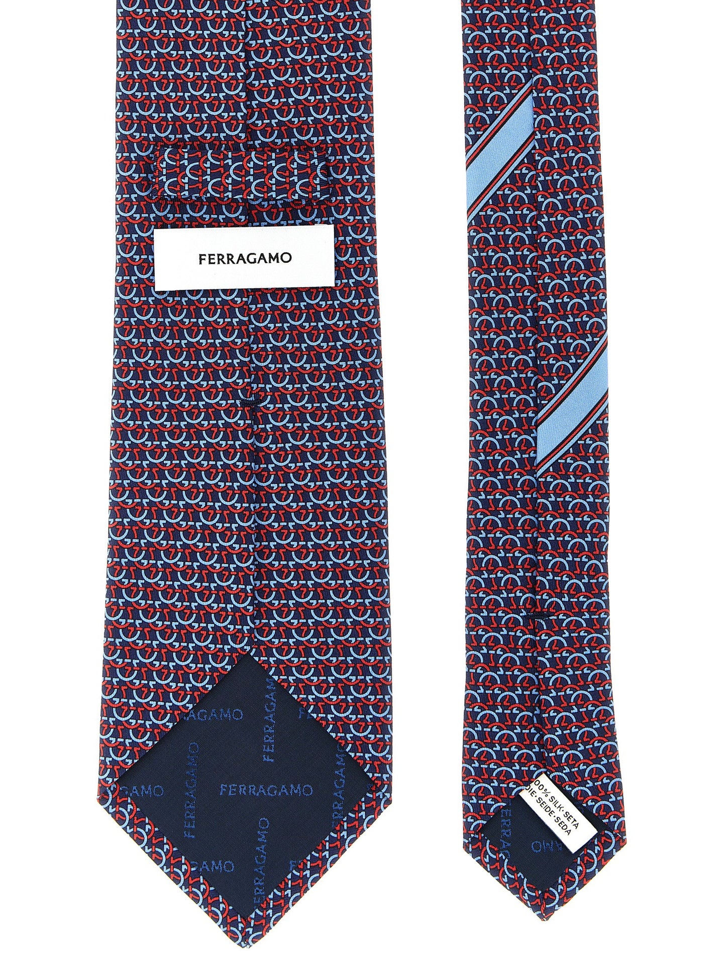 Ferragamo Multicolor Silk Scarf