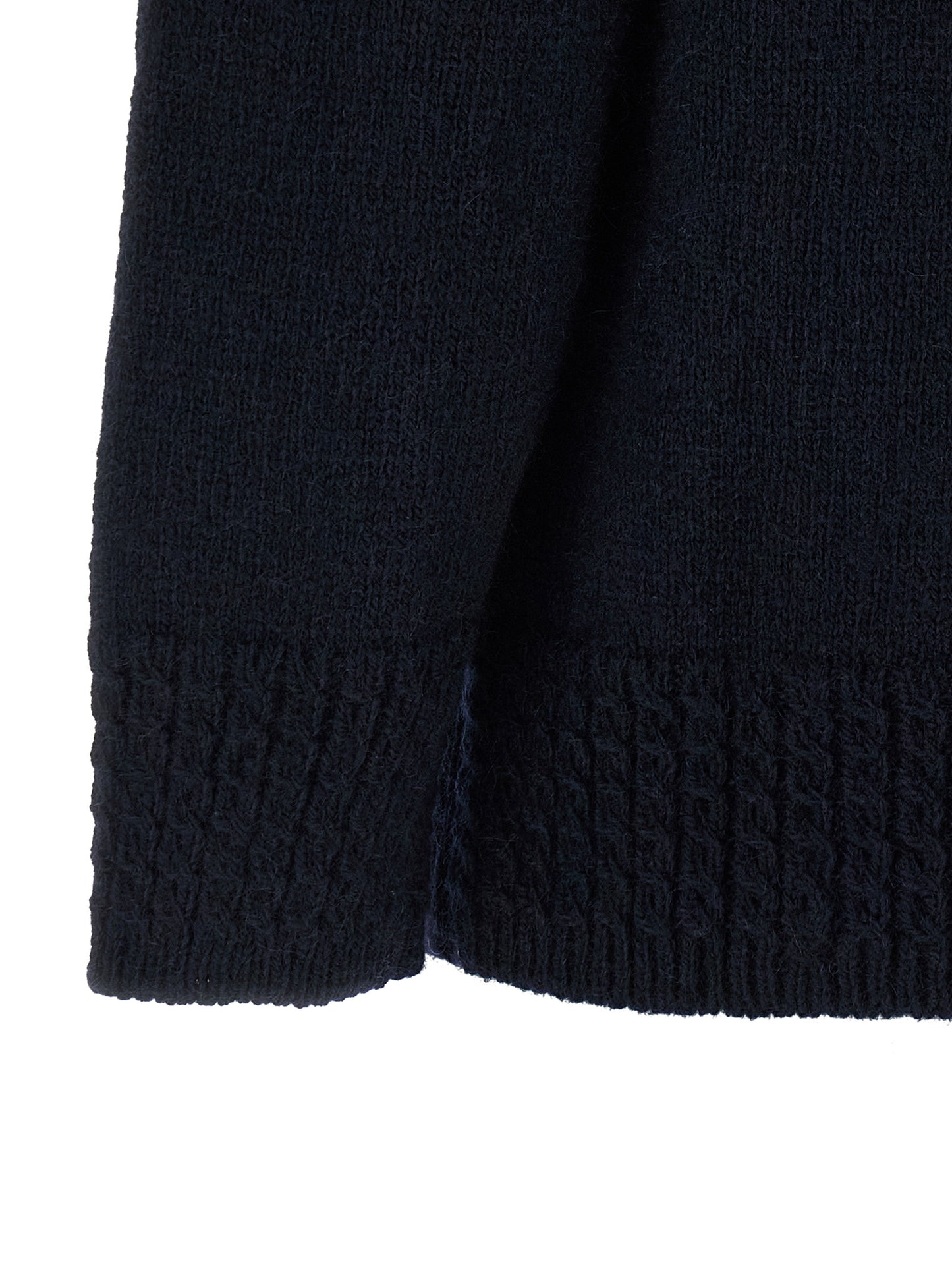 Thom Browne Blue Wool Cardigan