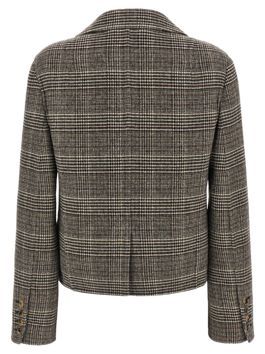 Ermanno Scervino Multicolor Virgin Wool Blazer