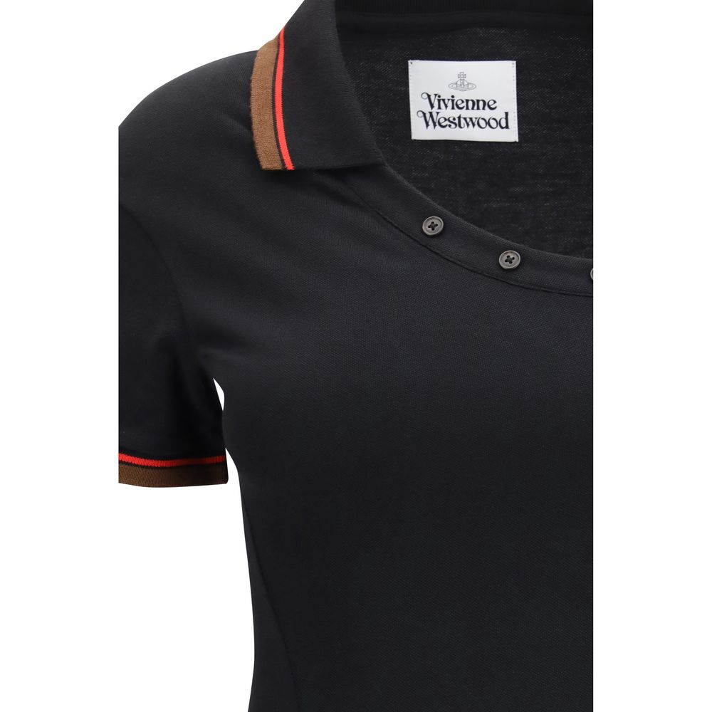 Vivienne Westwood Black Cotton Casual Dress