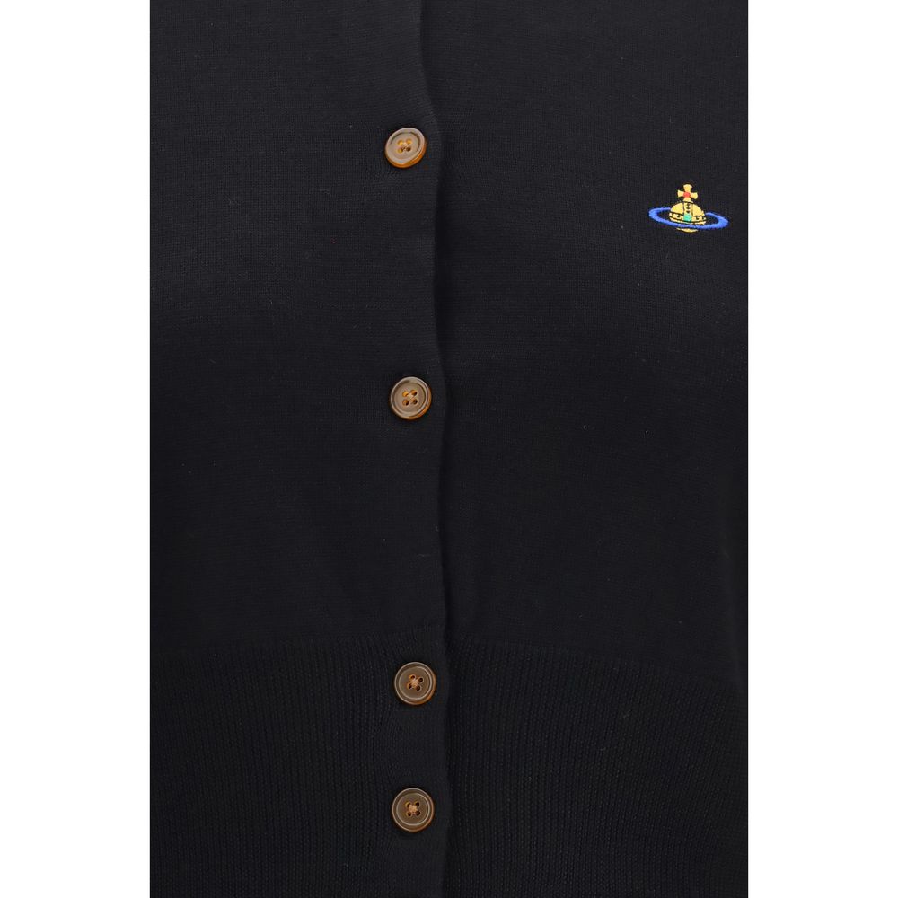 Vivienne Westwood Black Silk Cardigan