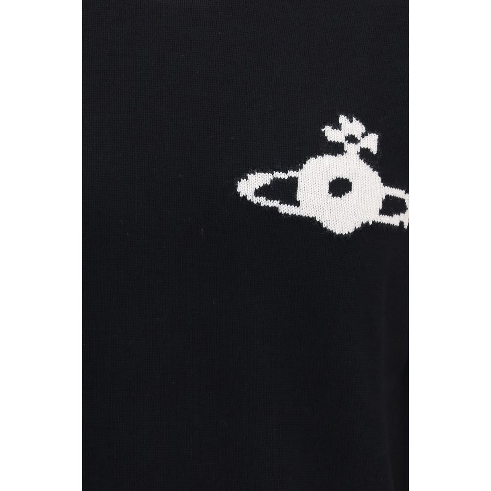 Vivienne Westwood Black Wool Oves Aries Sweatshirt