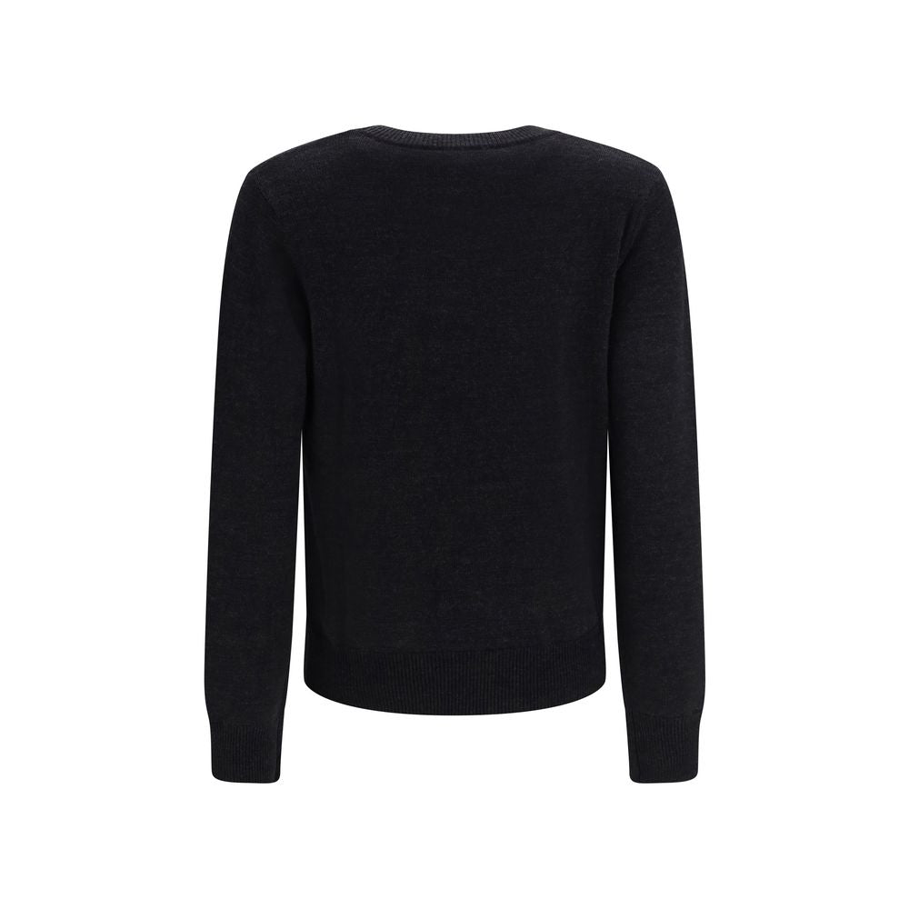 Ganni Black Wool Oves Aries Sweatshirt