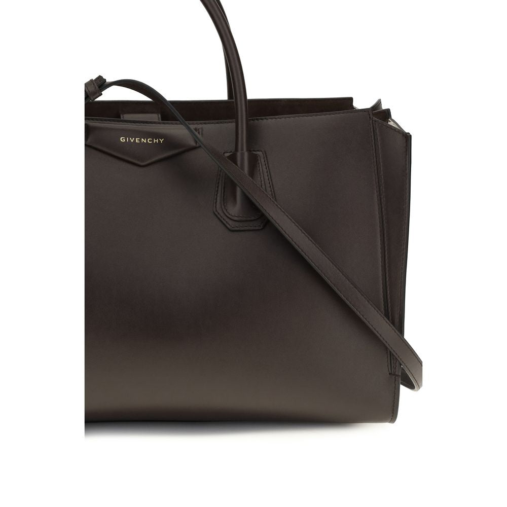 Givenchy Brown Calf Leather Bos Taurus Shoulder Bag