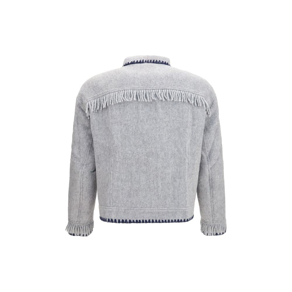 Baziszt Blue Alpaca Vicugna Pacos Full-Length Jacket