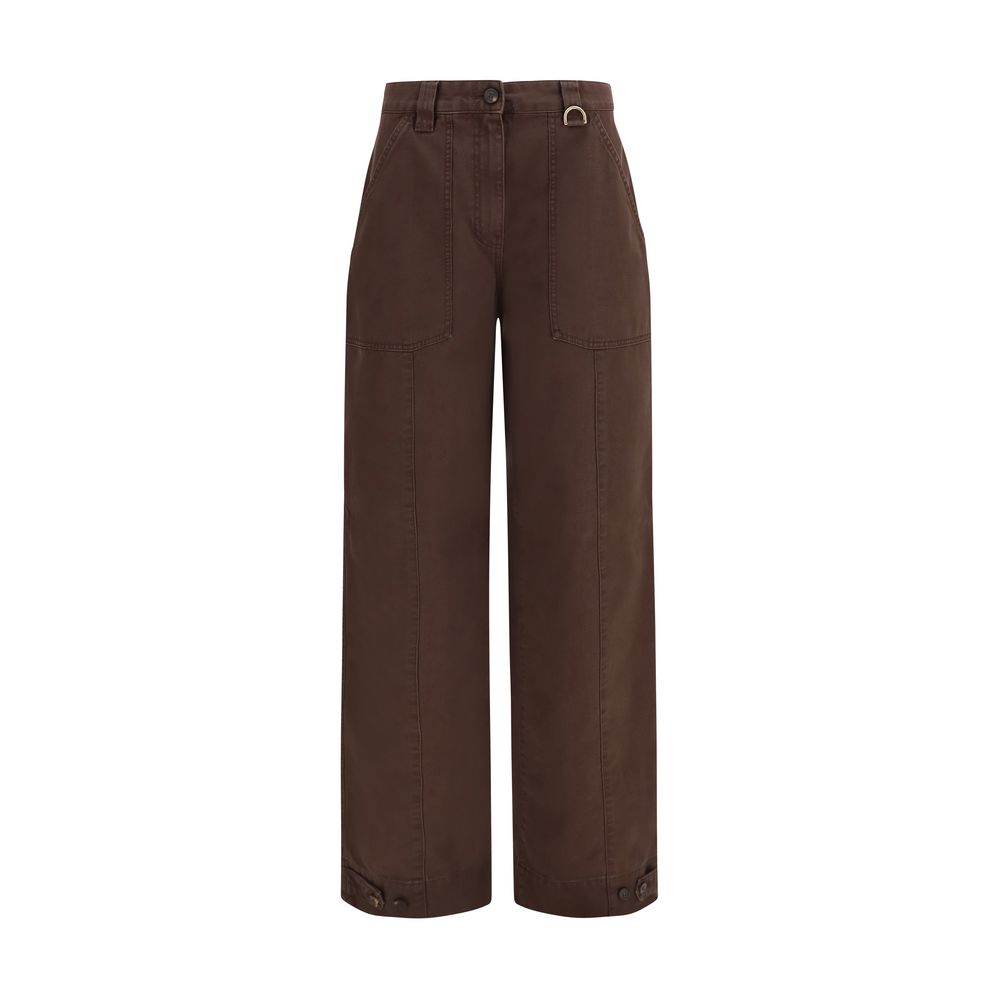 Golden Goose Brown Cotton Cargo Pants