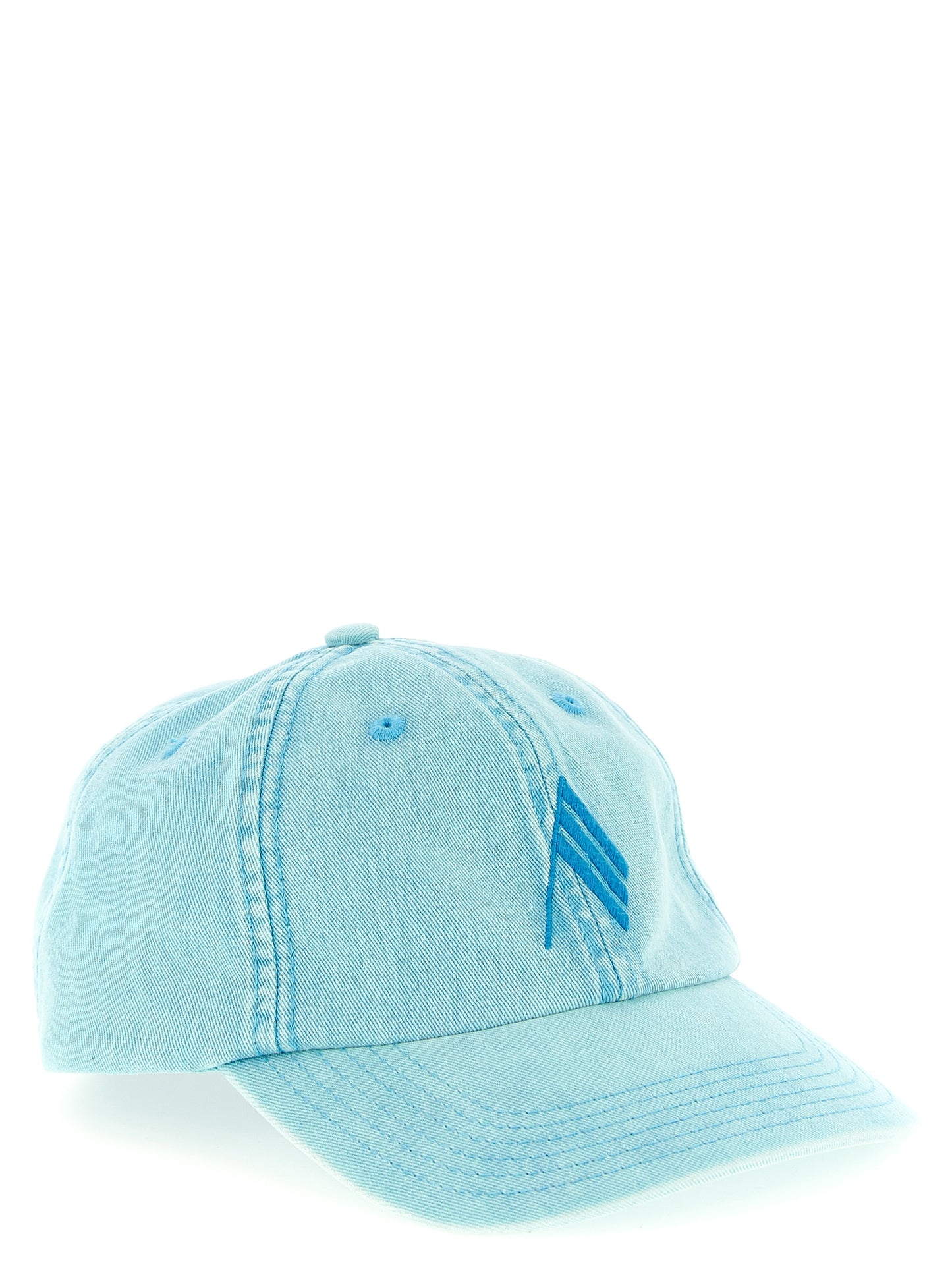 The Attico Blue Cotton Cap (Baseball Hat)