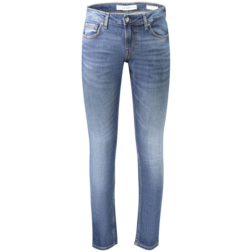 Guess Jeans Blue Cotton Skinny Jeans