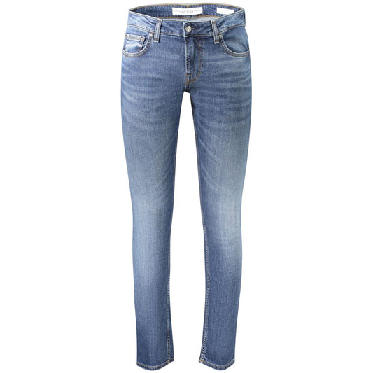 Guess Jeans Blue Cotton Skinny Jeans