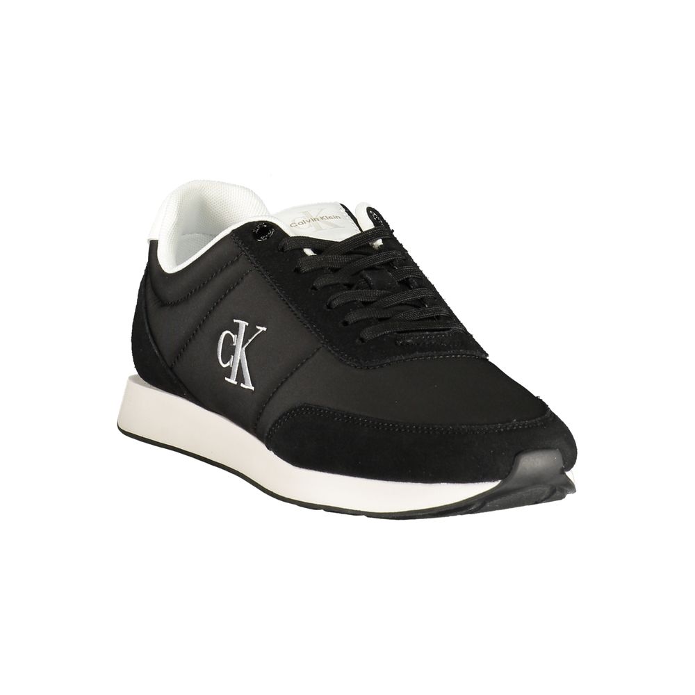 Calvin Klein Black Polyester Athletic Sneakers