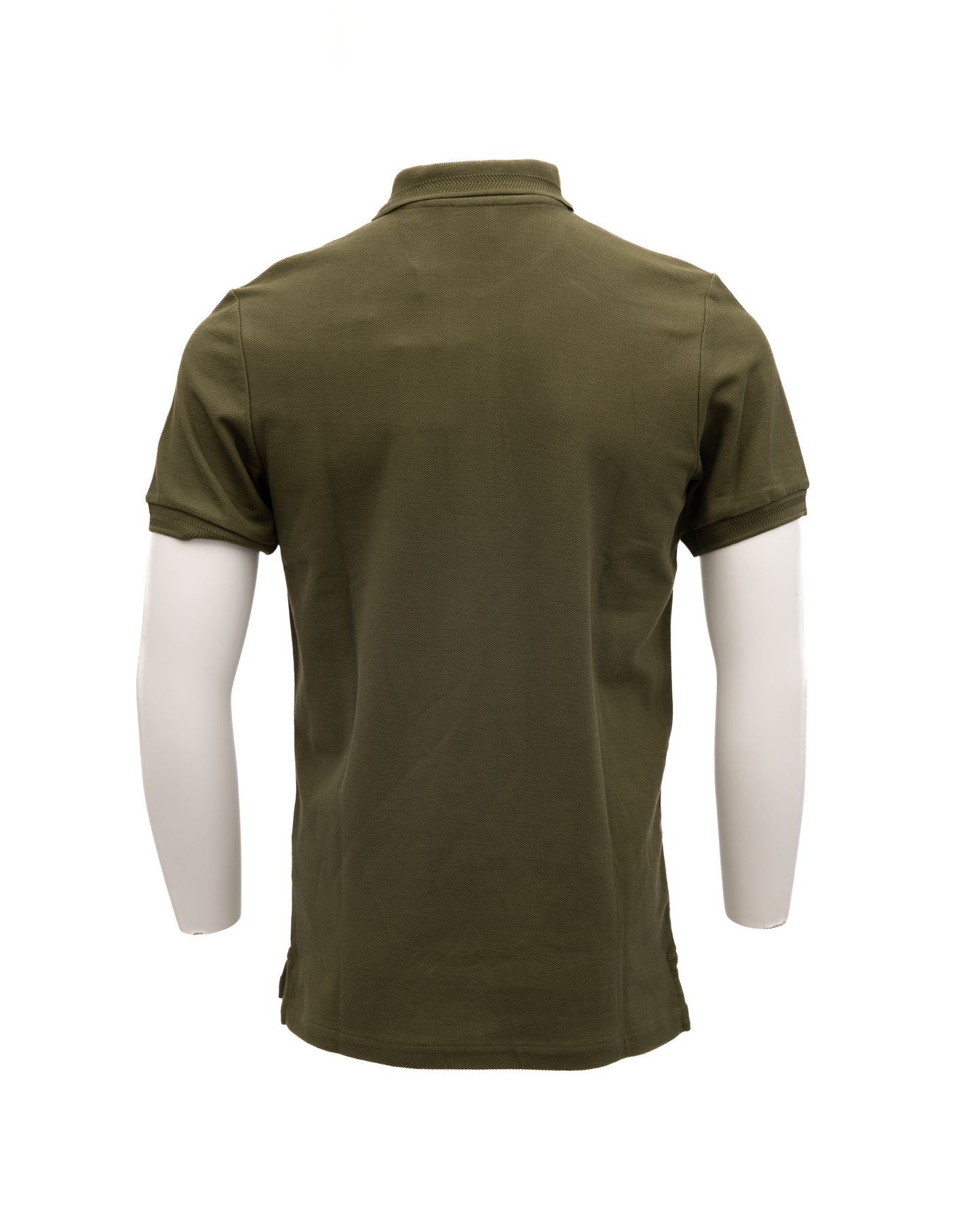Burberry Olive Cotton Polo Shirts