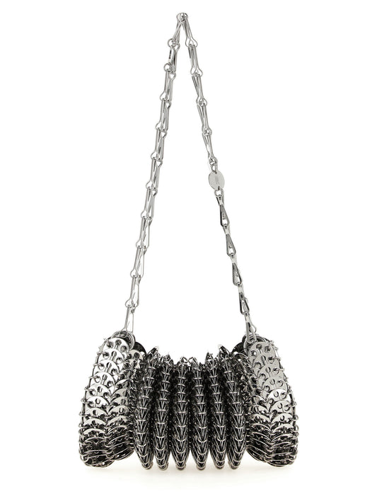 Paco Rabanne Silver Stainless Steel Shoulder Bag