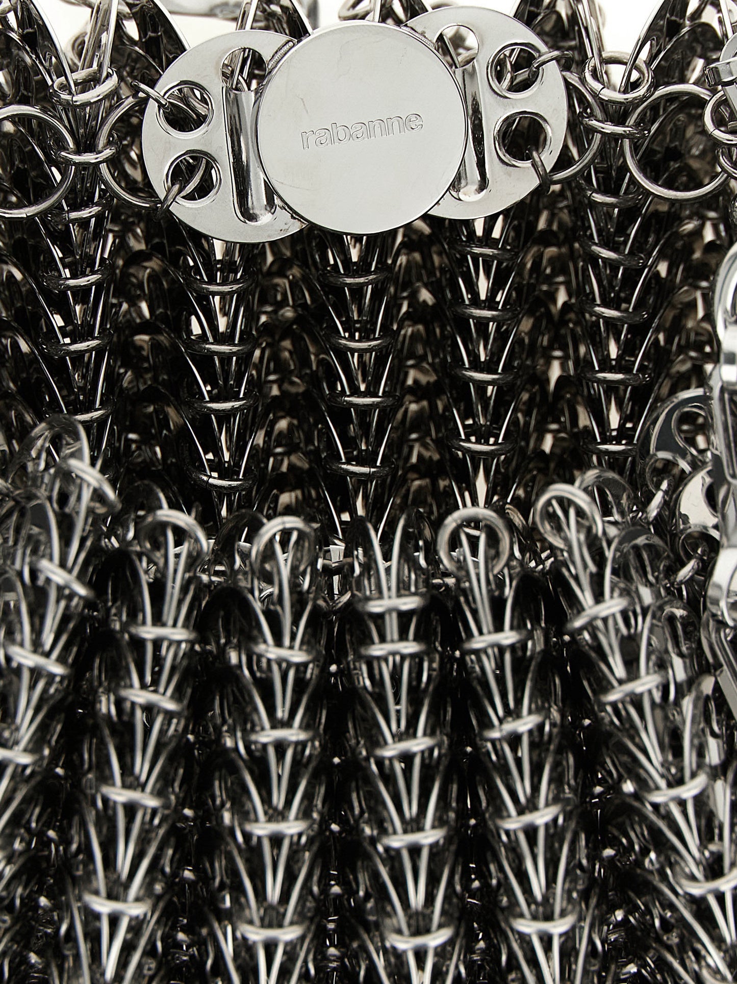 Paco Rabanne Silver Stainless Steel Shoulder Bag